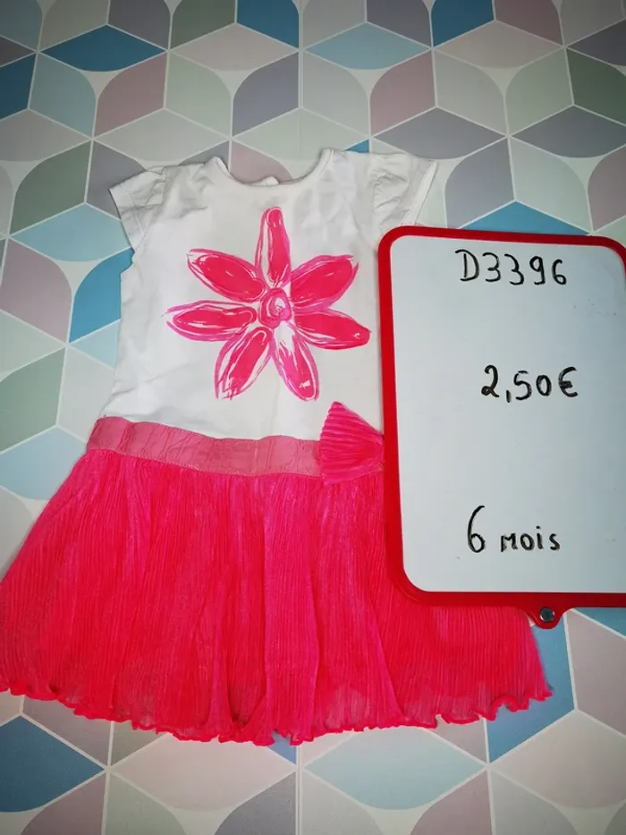 D3396 - robe fille 6 mois - photo numéro 3