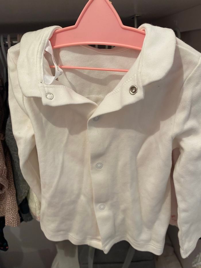 Tee shirt manche longue et col Claudette - photo numéro 3