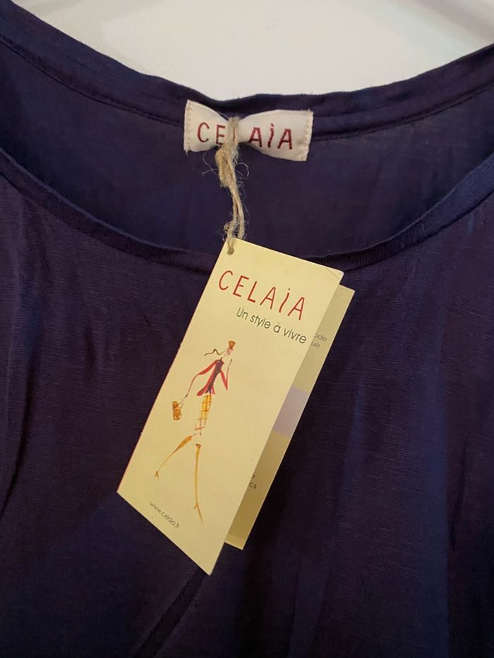 TEE shirt Celaia taille 42 44 avec strass neuf - photo numéro 3