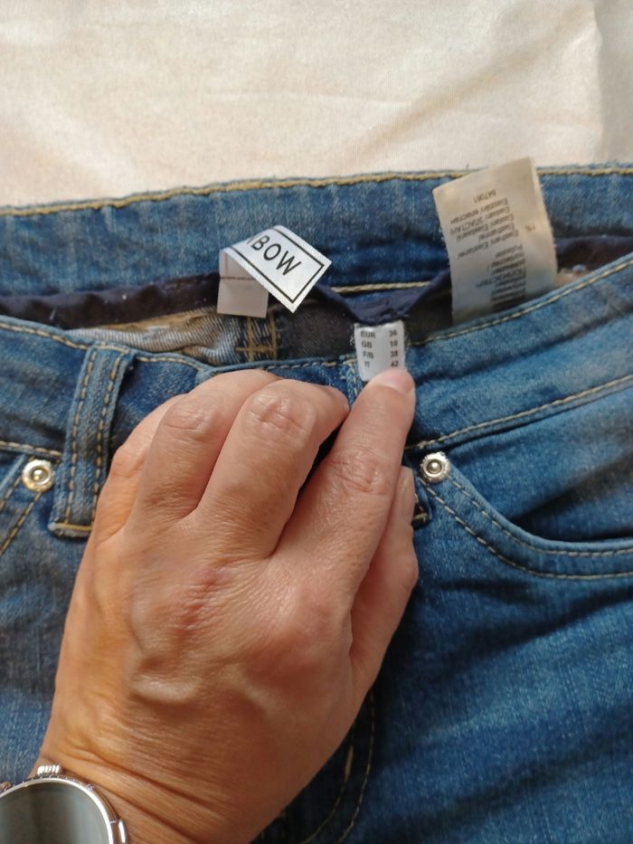 Jean Rainbow essayé mais jamais porté taille 36 en parfait état. - photo numéro 6