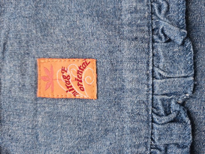 Robe fille à bretelles fines 6 mois 67 cm In Extenso Bleu - photo numéro 2