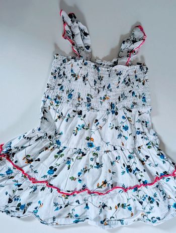 Robe fleurie inspiration Liberty Little Lass 3 ans neuf