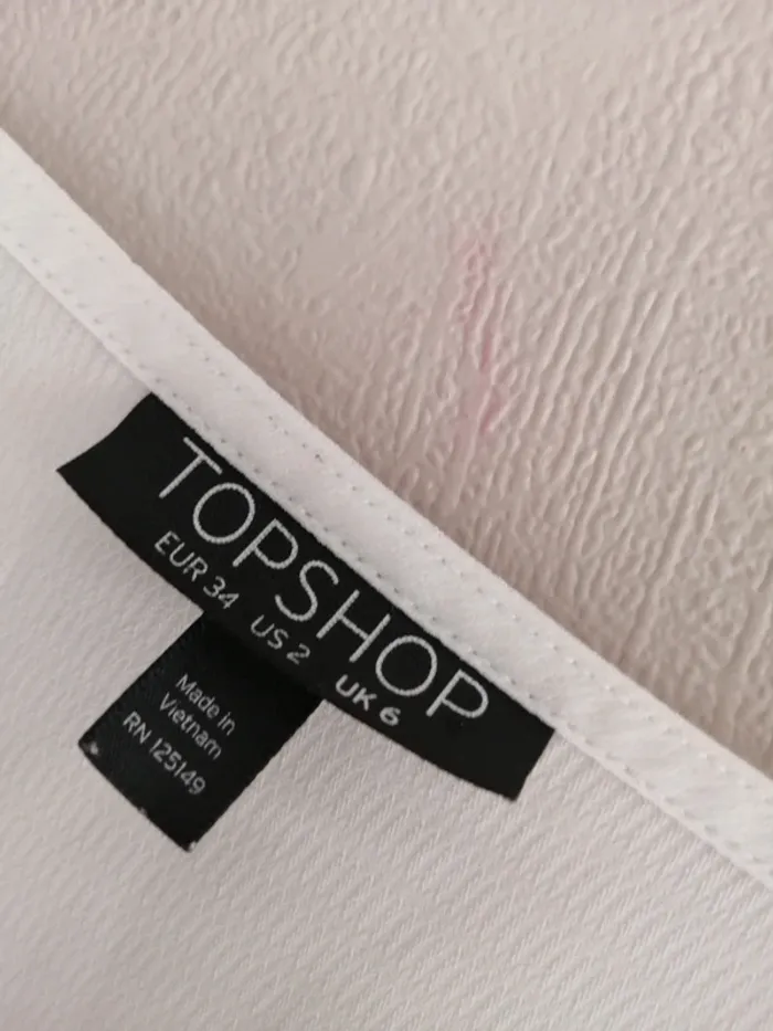Superbe top écru Topshop taille 34/36 - photo numéro 4