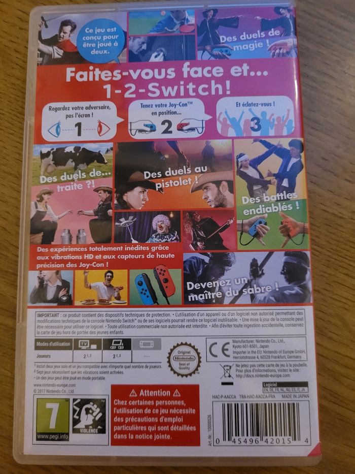 Jeu  console 1/2 swich - photo numéro 2