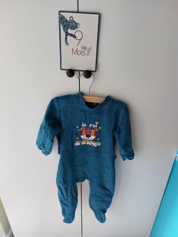 Pyjama velours 9 mois