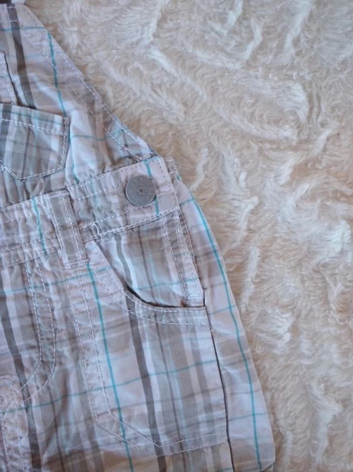 Salopette short Garçon 1 mois "Petite jungle" 100% coton Gémo Canari Baby - photo numéro 6