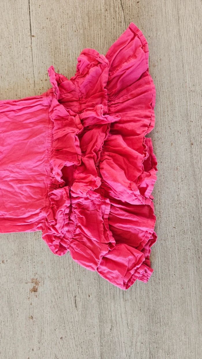 Robe rose légère, sans manche avec volants, Pebble Stone, 5 ans - photo numéro 4