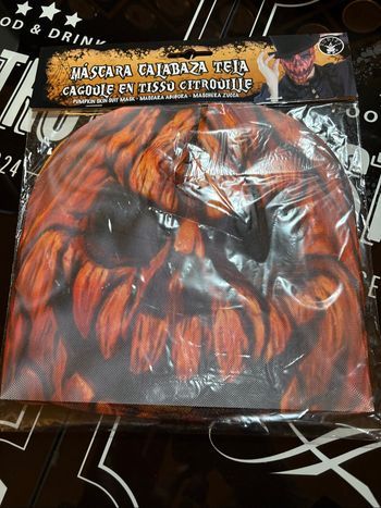 Masque citrouille Halloween neuf