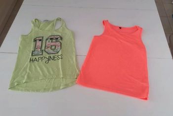 2 débardeurs en 6 ans