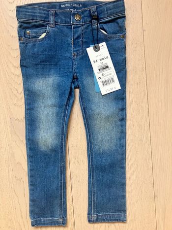 Jeans Denim slim 24 mois Bout’Chou neuf