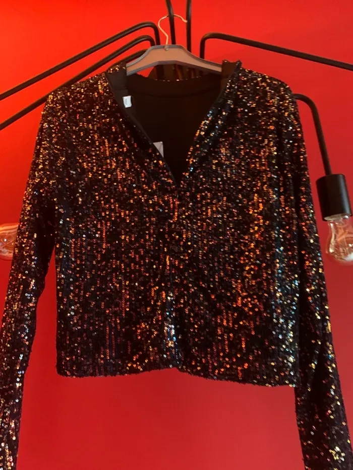 Top sequins ML Mango - photo numéro 2