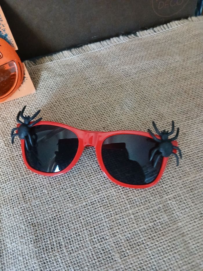 Lot de 3 paire de lunettes d’halloween citrouille araignée - photo numéro 4