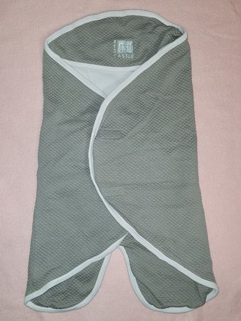 Couverture babynomade Red castle fleur de Coton