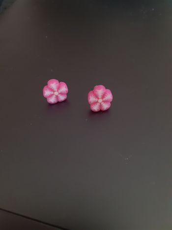 Paire de boucle d'oreille fleur