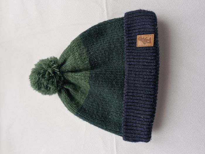 Bonnet 3/4 ans Kiabi Vert sapin bleu marine