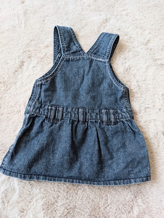 Robe salopette en jean de marque kitchoun en taille 3 mois - photo numéro 5