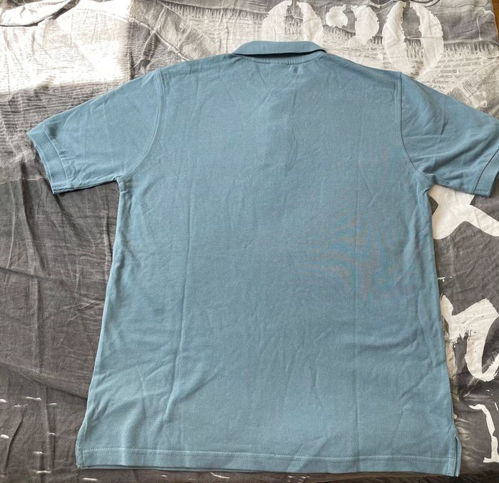 Polo neuf bleu/gris taille S 100% coton jetées - photo numéro 3