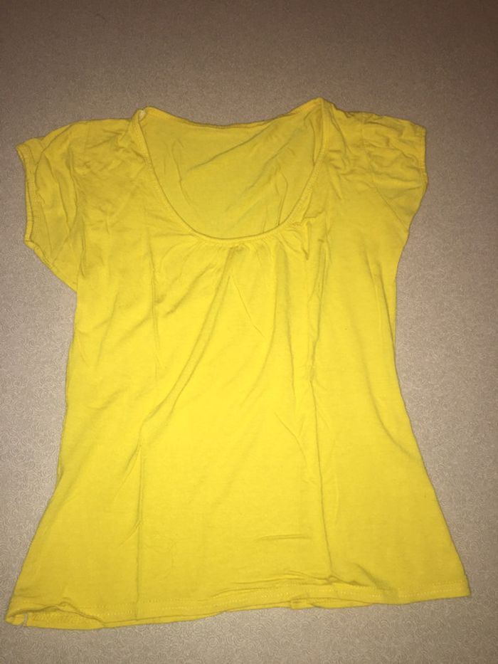 Tee shirt jaune