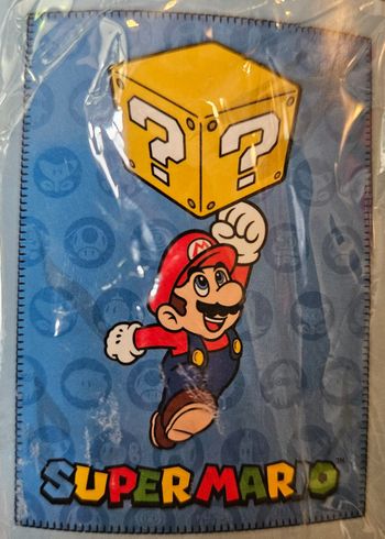 Plaid (couverture 140 x 100 cm) - Super Mario - Microfibre douce
