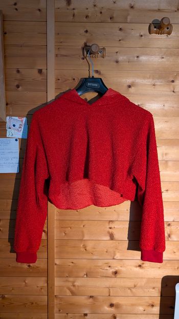 Sweat a capuche crop top