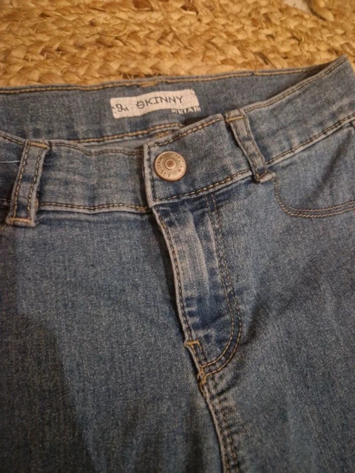 Jeans skinny bleu Kiabi đźŤ9 ans🍠- photo numĂ©ro 2