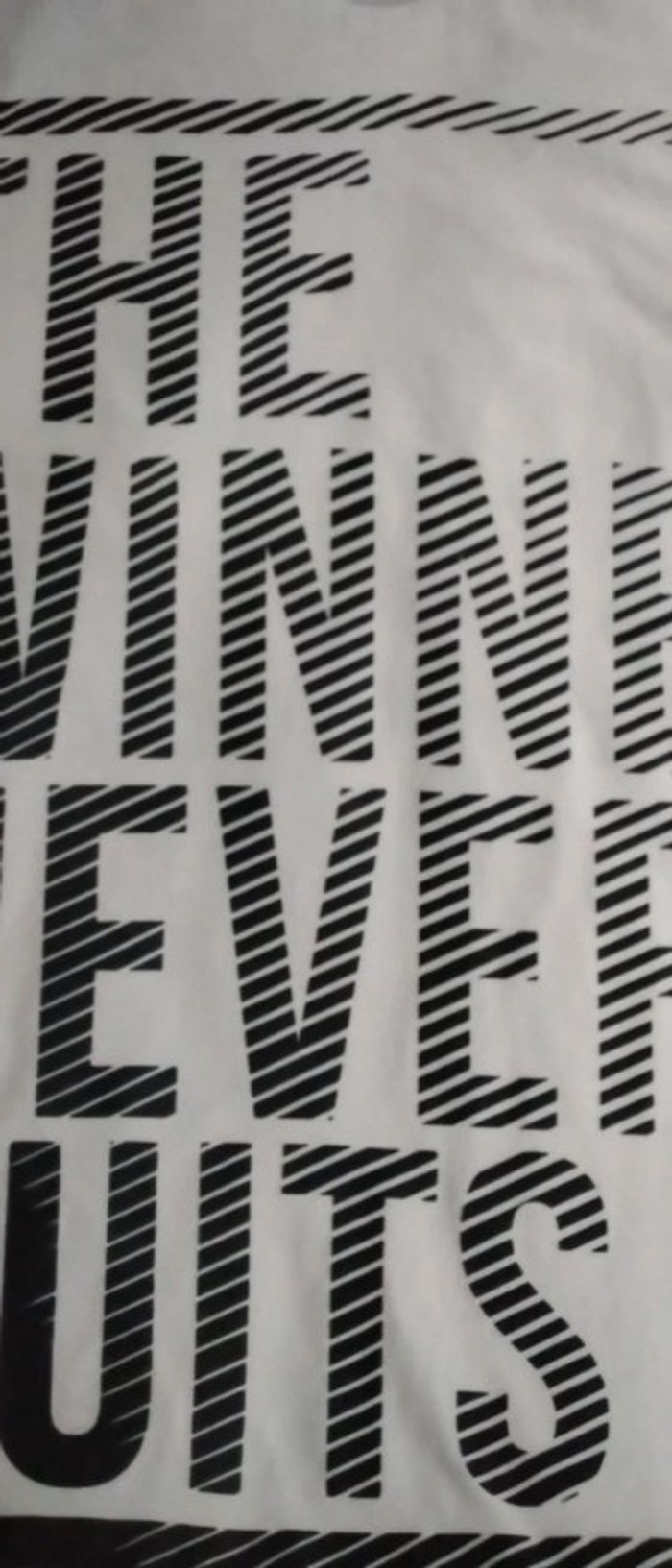 Tee-shirt blanc the winner homme xs bershka - photo numéro 6