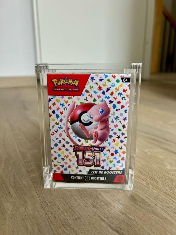 Lot de 4 protections acryliques pour bundle pokemon