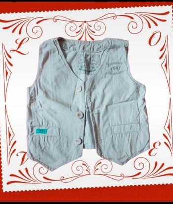 Gilet veste sans manches taille 4 ans