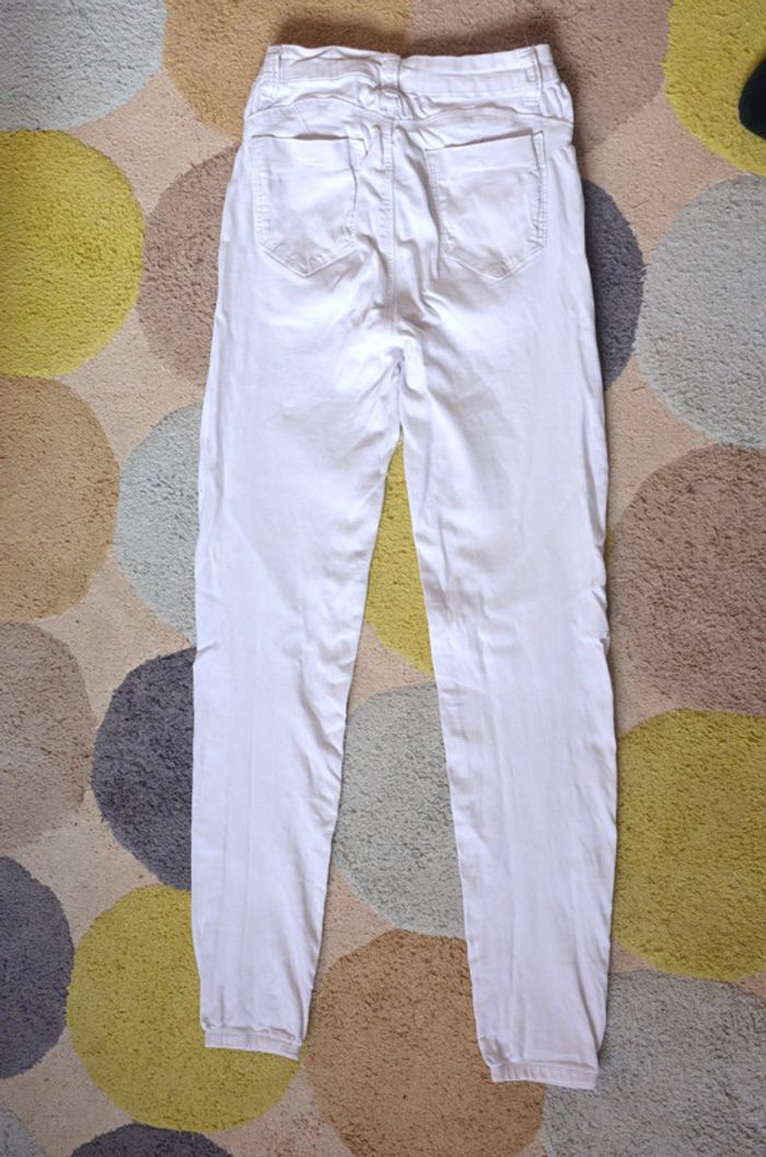 Jean 34 blanc Naumy - photo numéro 2