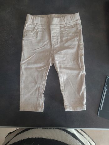 Pantalon beige 12 mois