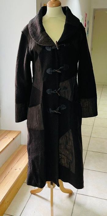 manteau laine long