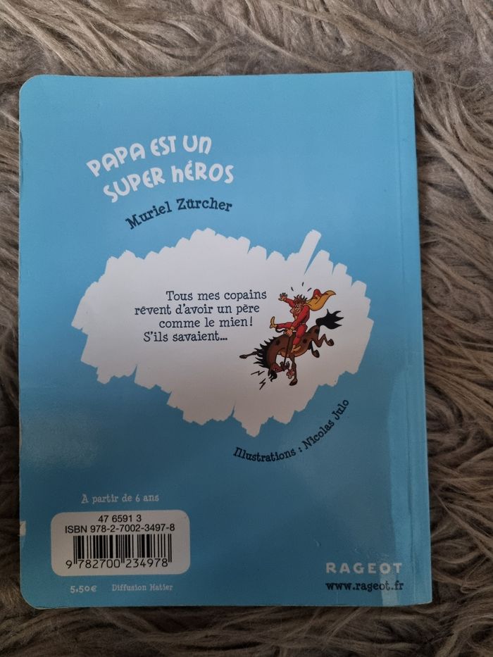 Roman enfant "Papa Est Un Super Héros" 6ans - photo numéro 2