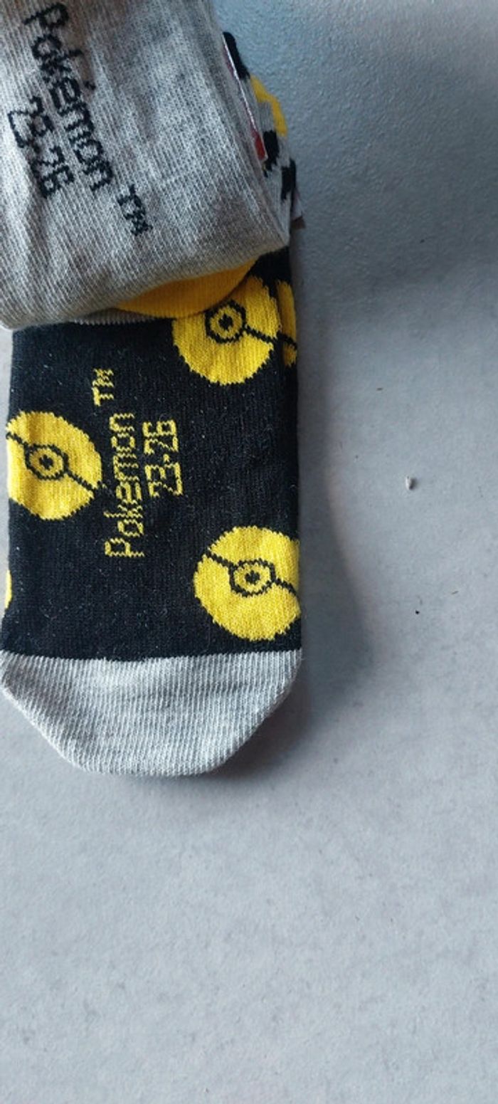 Chaussettes d'été socquettes neuves pokemon 23 26 - photo numéro 3