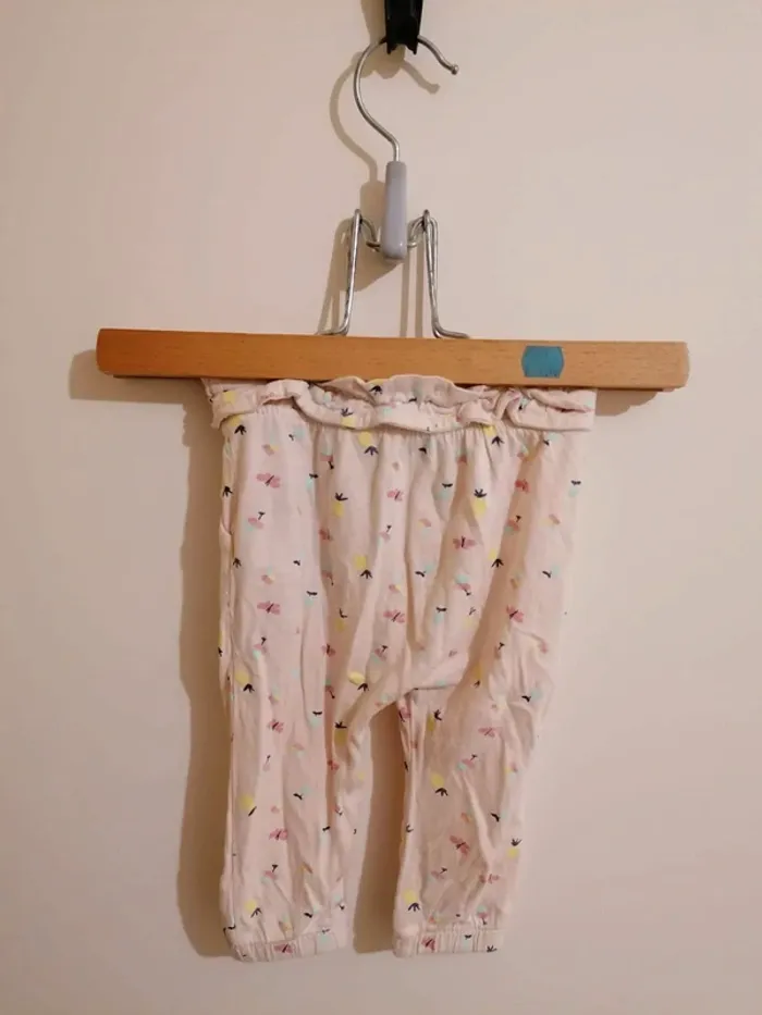 Lot pantalon pyjama vertbaudet 6 mois - photo numéro 3