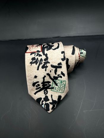 Cravate style chinois 