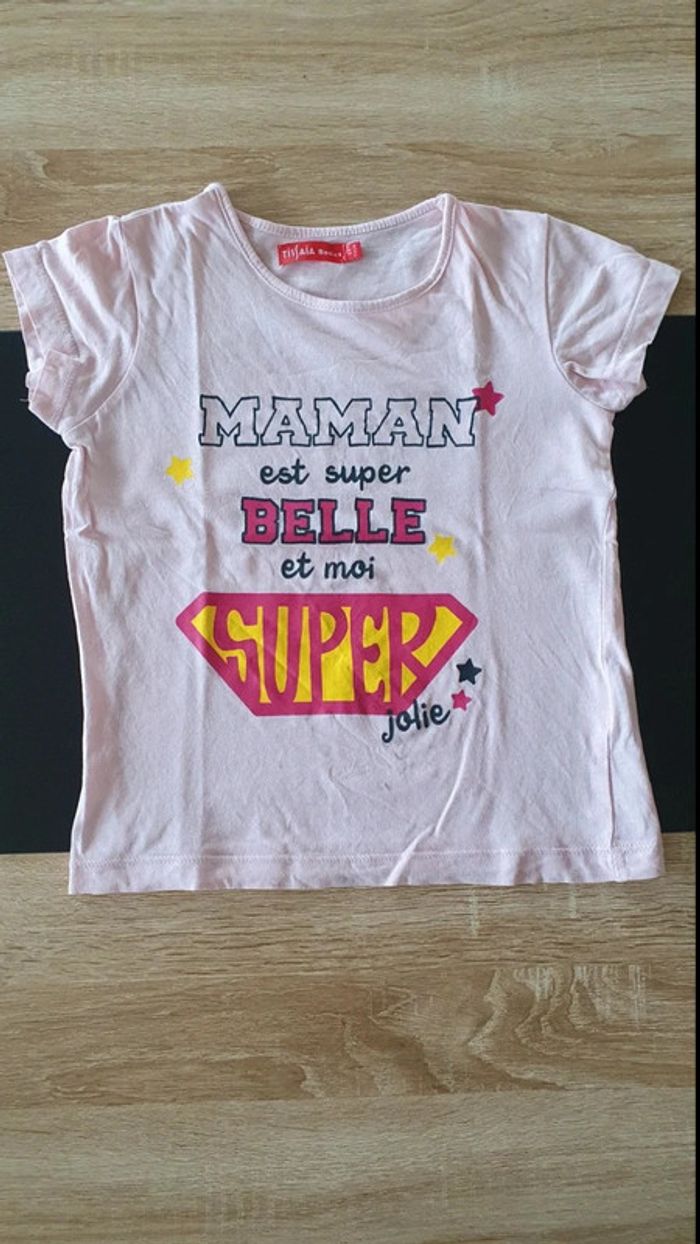 Tee-shirt manche courte 6 ans