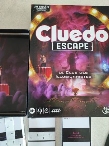 Cluedo escape jeu de société