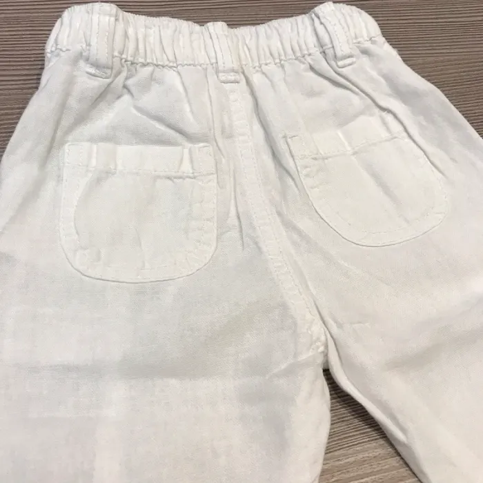 Pantalon lin blanc garçon 6 mois Gémo - photo numéro 9