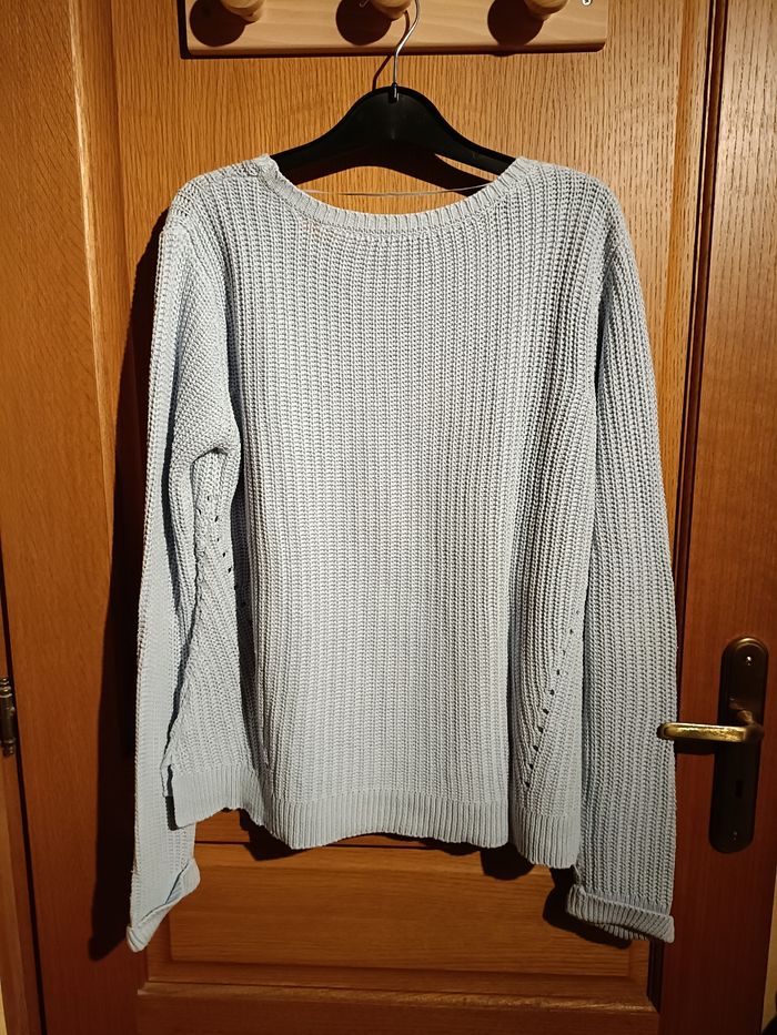 Pull bleu ciel - photo numéro 3