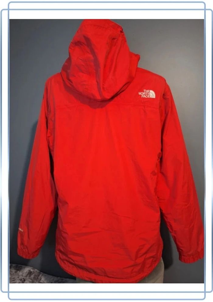 Veste à capuche zippée the north face femme hyvent rouge - taille L - photo numéro 7