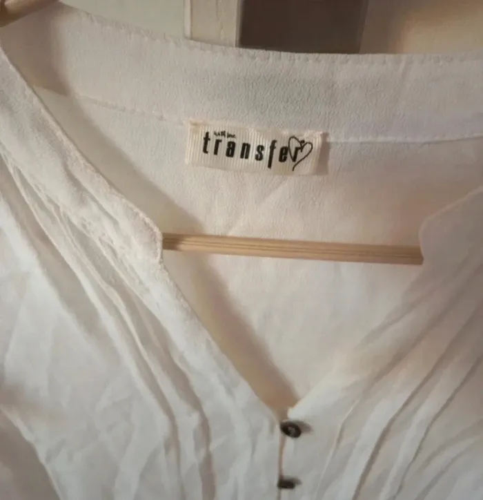 Chemise blanches manches courtes Transfer - photo numéro 2