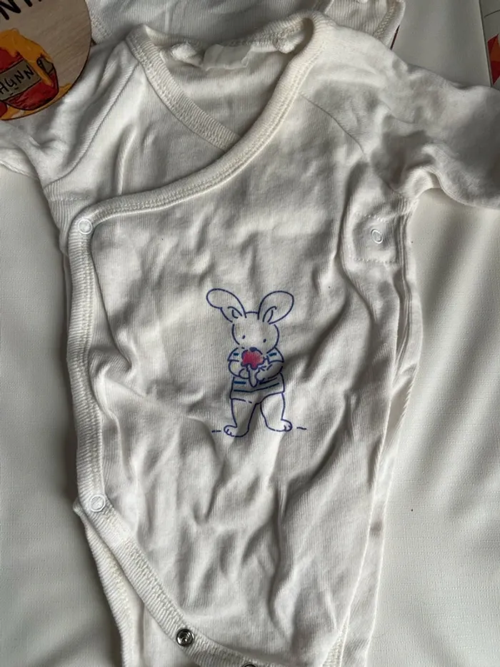 Lot de 2 bodies taille 1 mois - photo numéro 2