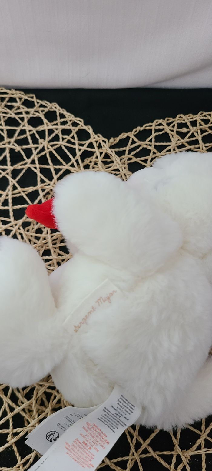 Doudou peluche SERGENT MAJOR CHAT étoile bonnet rouge 24cm grelot - photo numéro 5