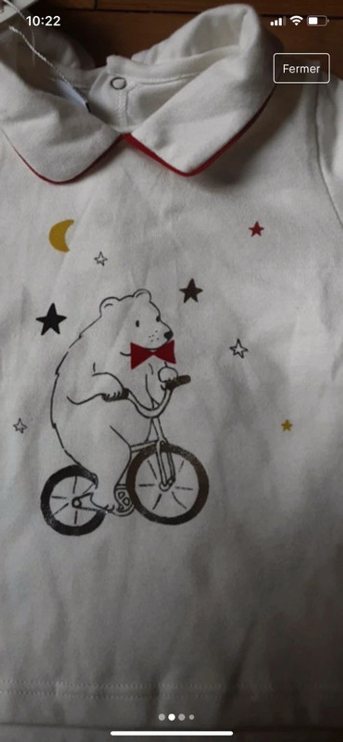 Haut edition noel com Claudine petit bateau - photo numéro 2