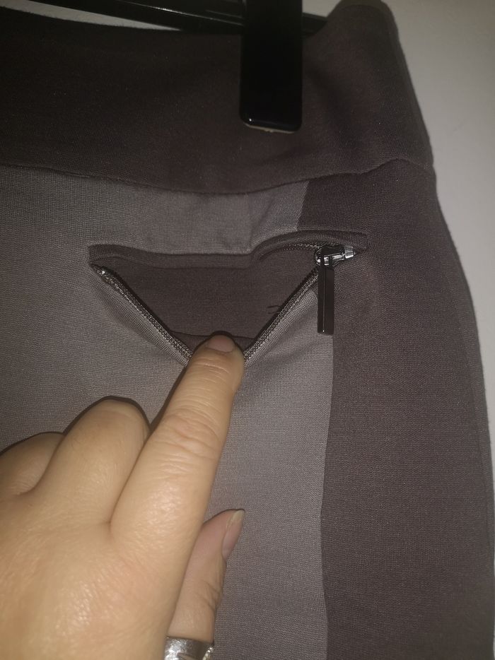 Jupe droite bi-couleur - photo numéro 7