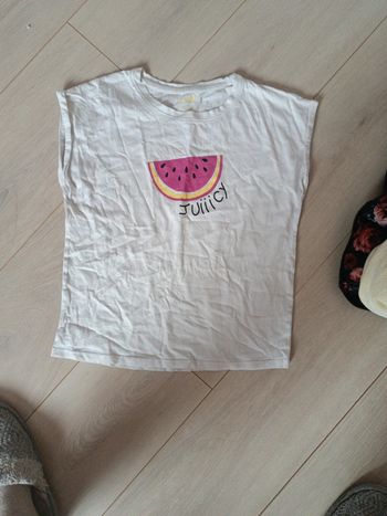 Tee-shirt blanc pastèque 🍉 12 ans