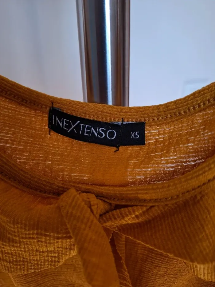 Top débardeur moutarde taille XS femme - photo numéro 3