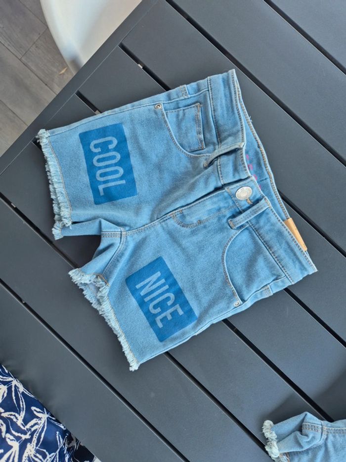 Short en jeans Esprit 6 ans fille neuf