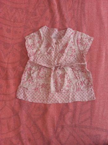 Beau T-shirt été blouse 100% coton