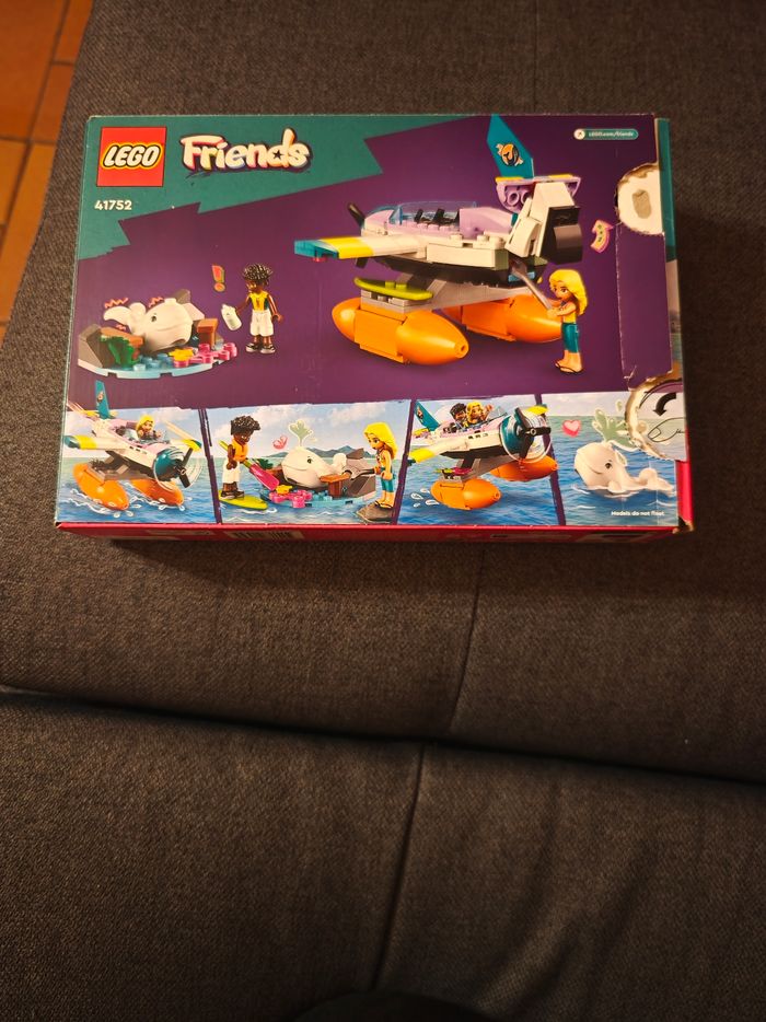 LEGO 41752 Friends L’Hydravion de Secours en Mer, Jouet de Soin des Animaux